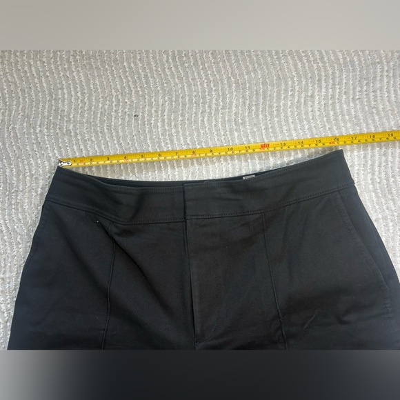 Club Monaco Black Wide Leg Pants Size 12 Casual Business Slacks (tiny hole) - Picture 9 of 11